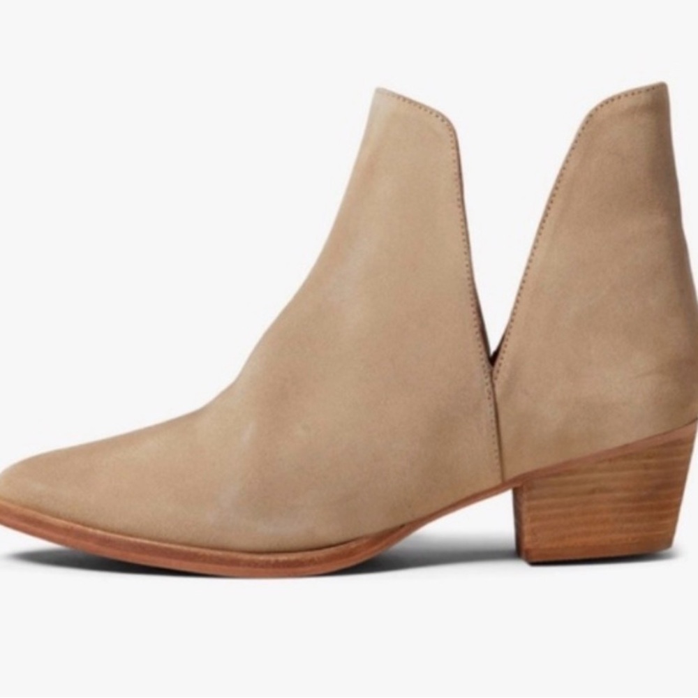 Free People Tan Ankle Booties US Sz 7.5